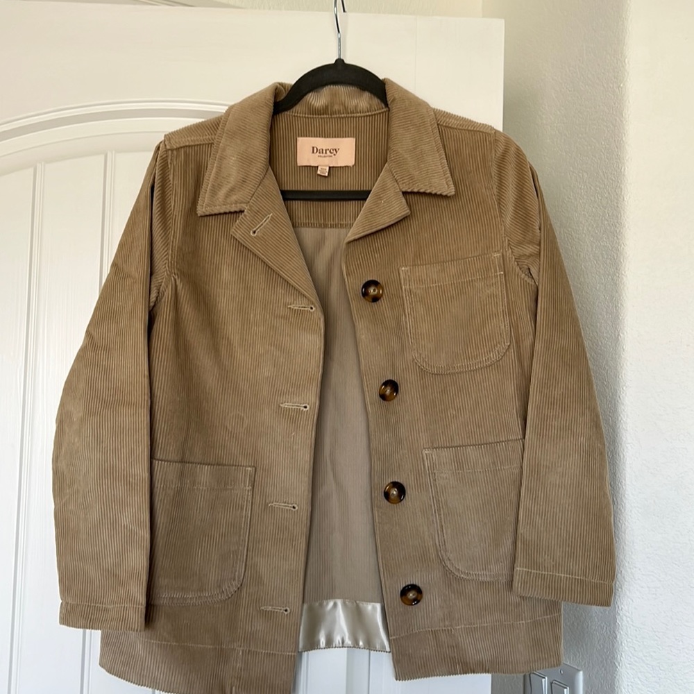 Darcy Apparel Corduroy Utility Jacket